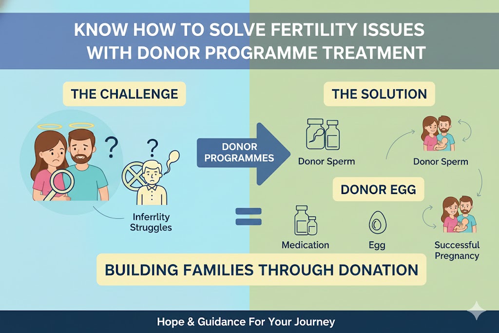Know how to solve Fertility issues with Donor programme treatment